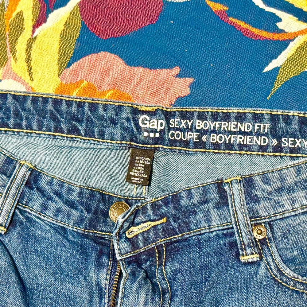 GAP Blue Boyfriend Fit Denim Jeans